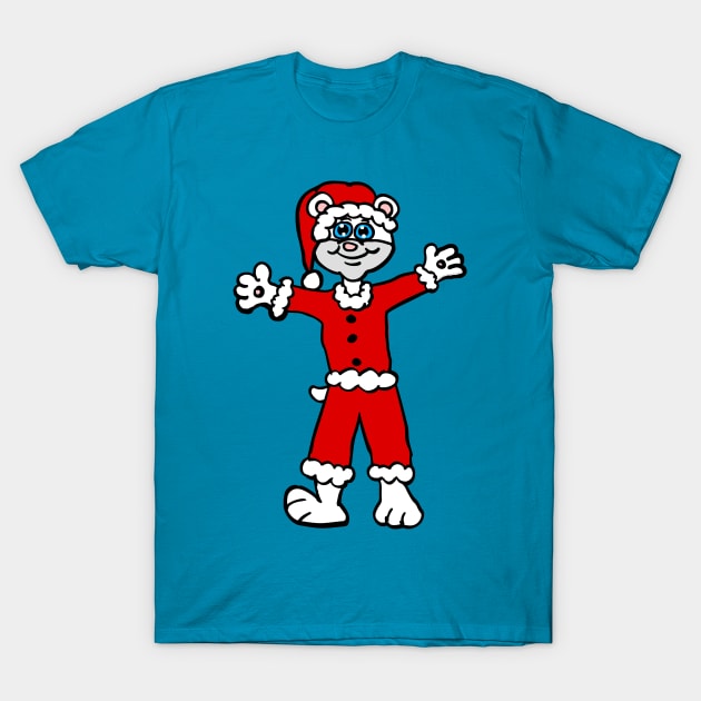 Santa Cub T-Shirt by Eric03091978